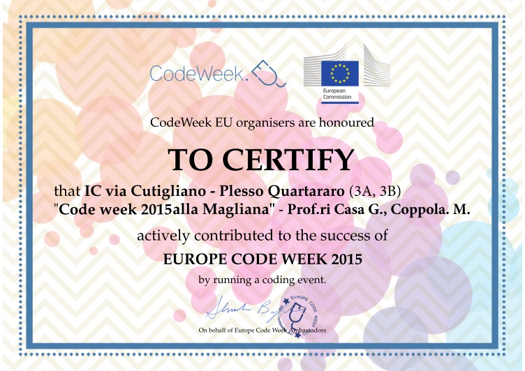 Certificato