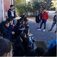 lezione all'aperto