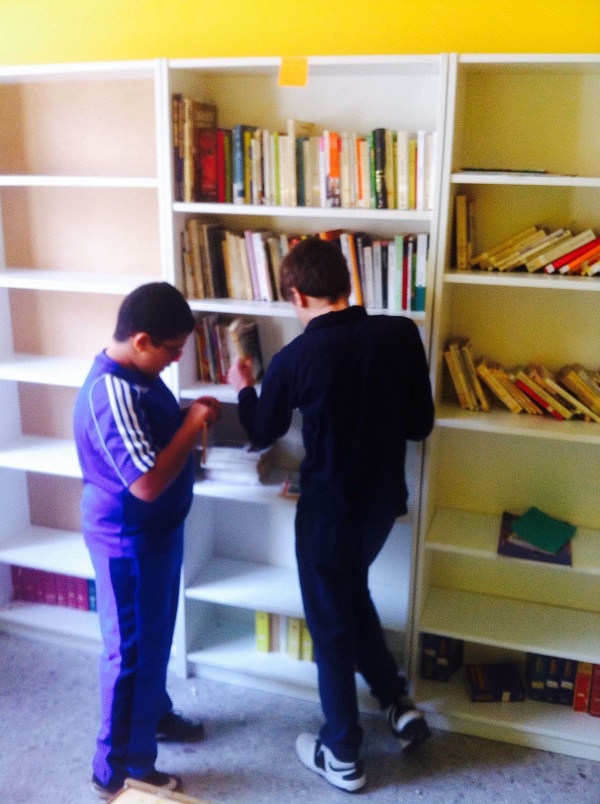 Sistemazione libri